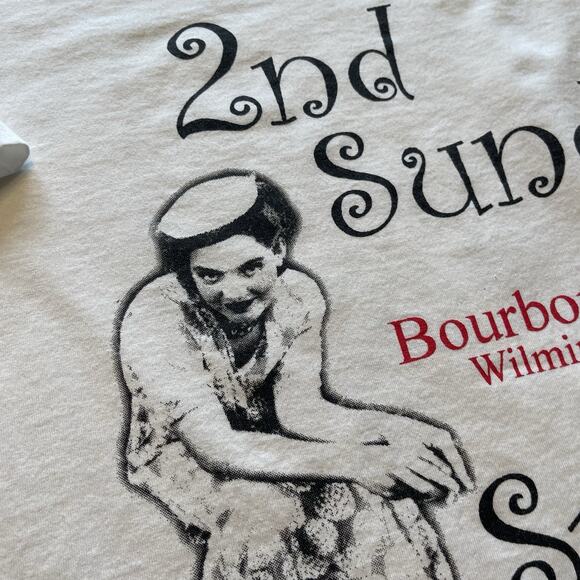 Vtg 90s Bourbon Street Cafe Delaware 2nd Story Swing XL - Picture 5 of 8